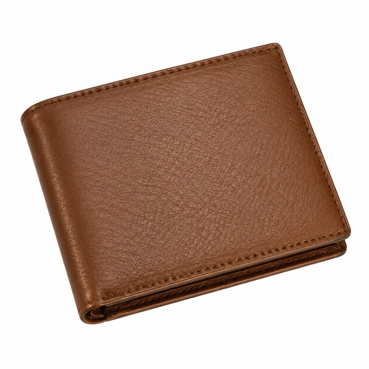 Cartera Bifold Clásica Marrón para Hombre