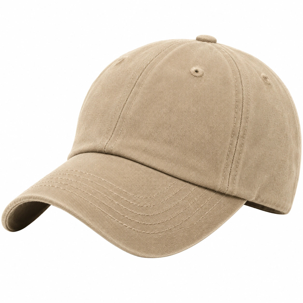 Gorra de béisbol ajustable unisex color beige