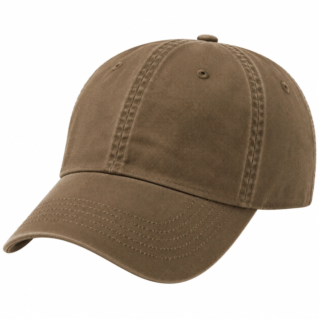 Gorra de béisbol ajustable de color caqui