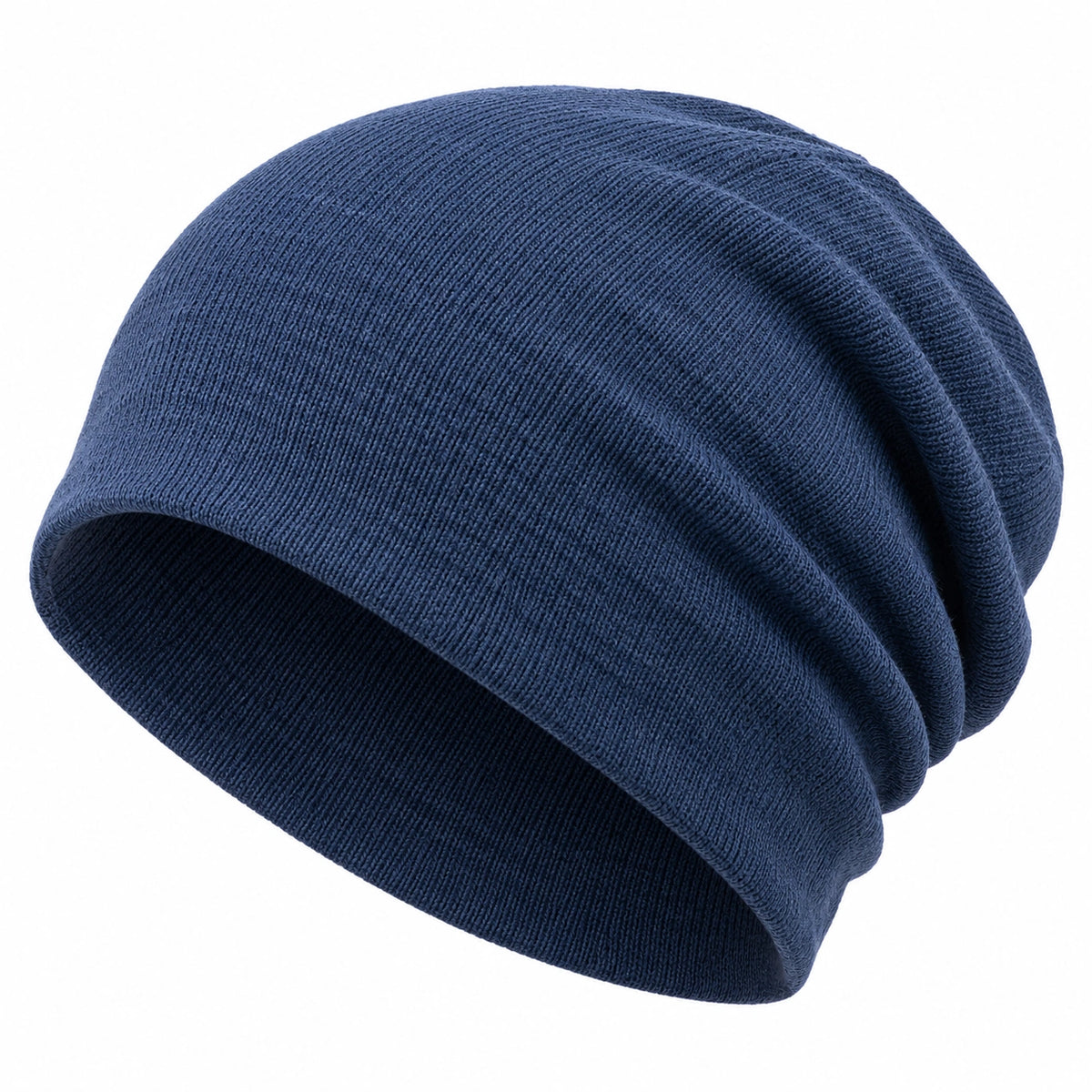 Gorro de Punto Azul Marino para Todas las Edades
